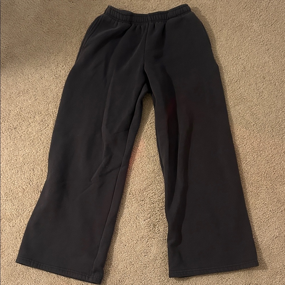 Edikted Kids Dark Gray Wide Leg Sweatpants